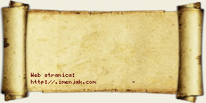 Bojana Ršumović vizit kartica